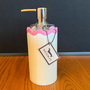 Scout Pink and Cream Hand Soap Dispenser